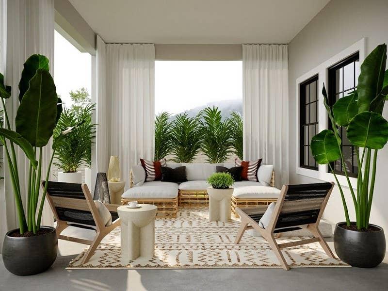 11. Semi Outdoor yang Nyaman untuk Santai