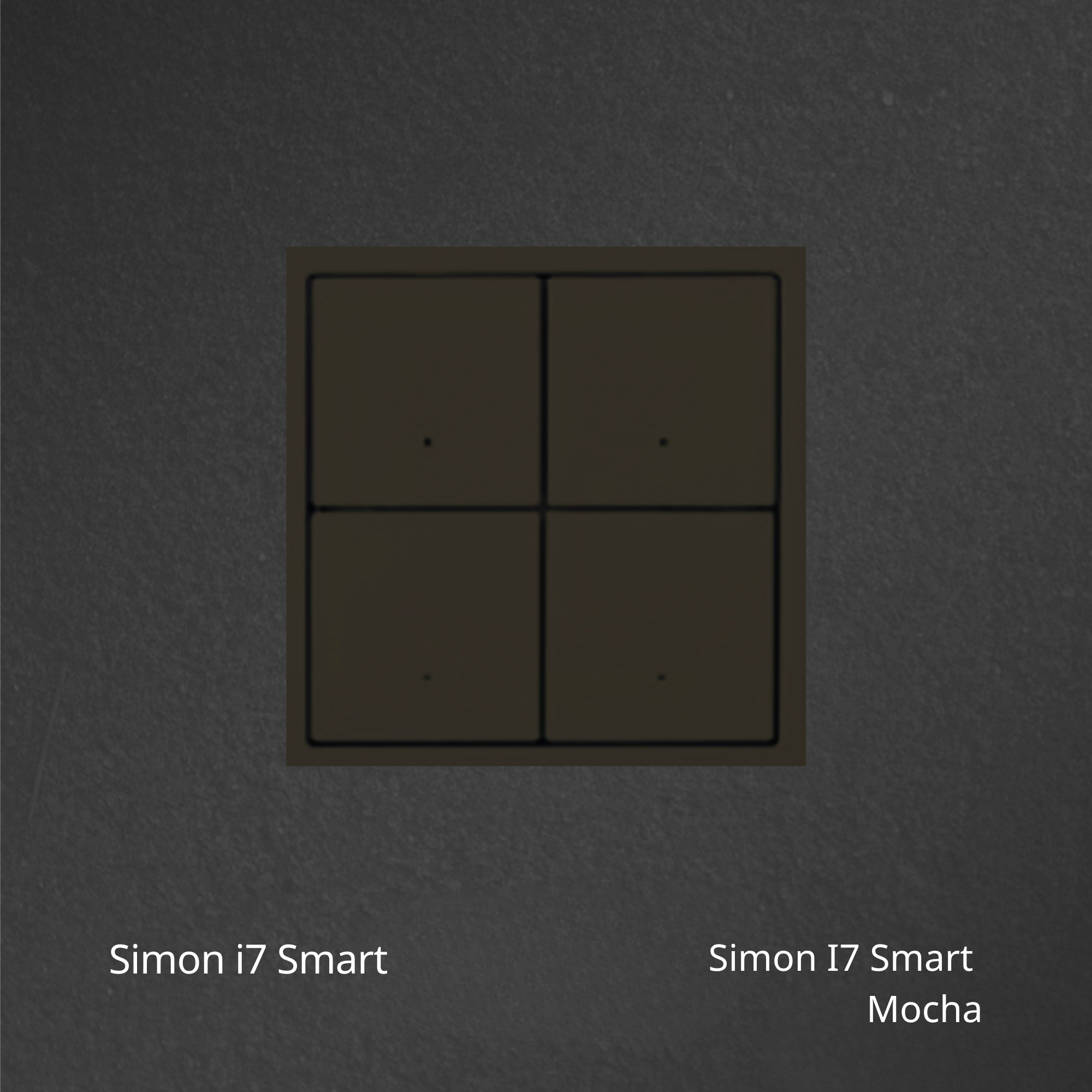 SIMON i7 Smart Scene Switch 4 Button - Mocha