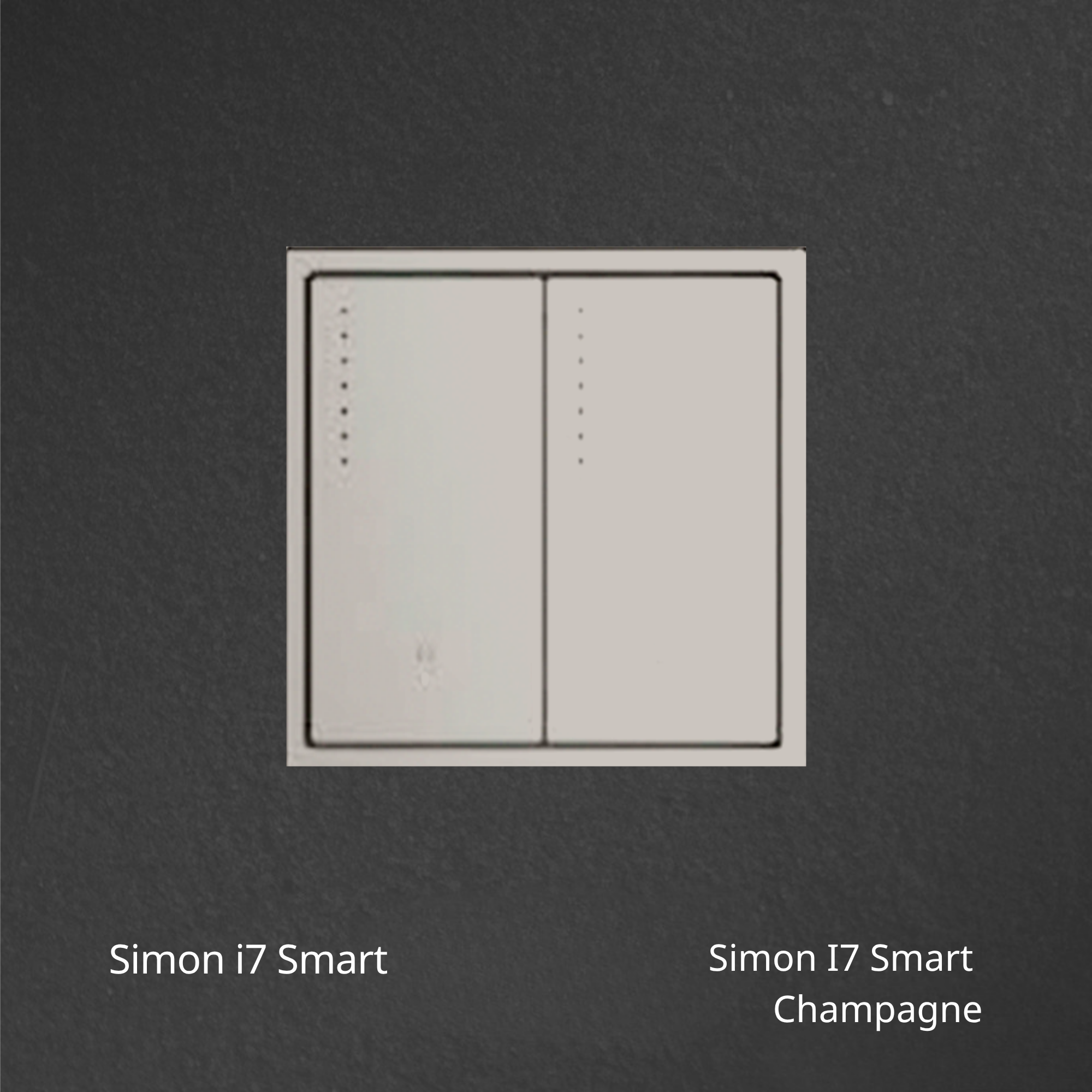 SIMON i7 Smart Dimmer Switch - Champagne